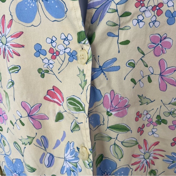 Appleseed’s Women's Floral Button Front Cotton Jacket Size 3X - Picture 6 of 7